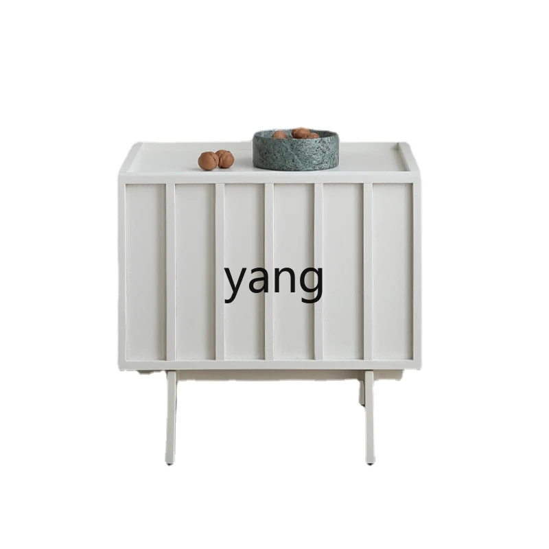 

CX Lende Bedside Table Cream Style Bedroom Bedside Simple Storage Small Bedside Storage Cabinet