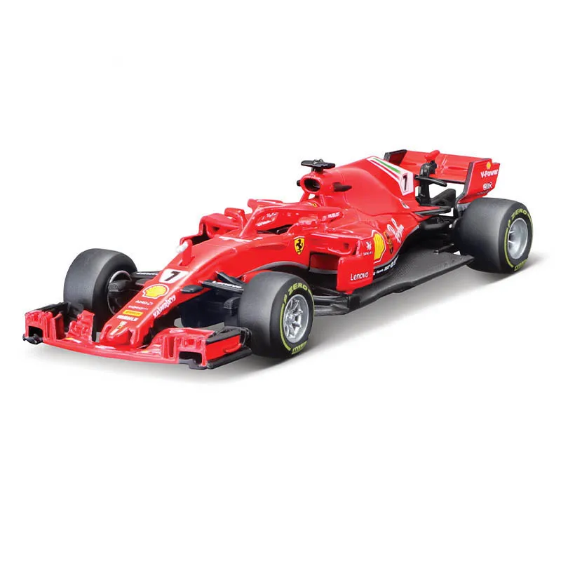 Bburago 1:43 2018 Ferrari F1 SF71 #7 kimi Ralkkonen Alloy Luxury
