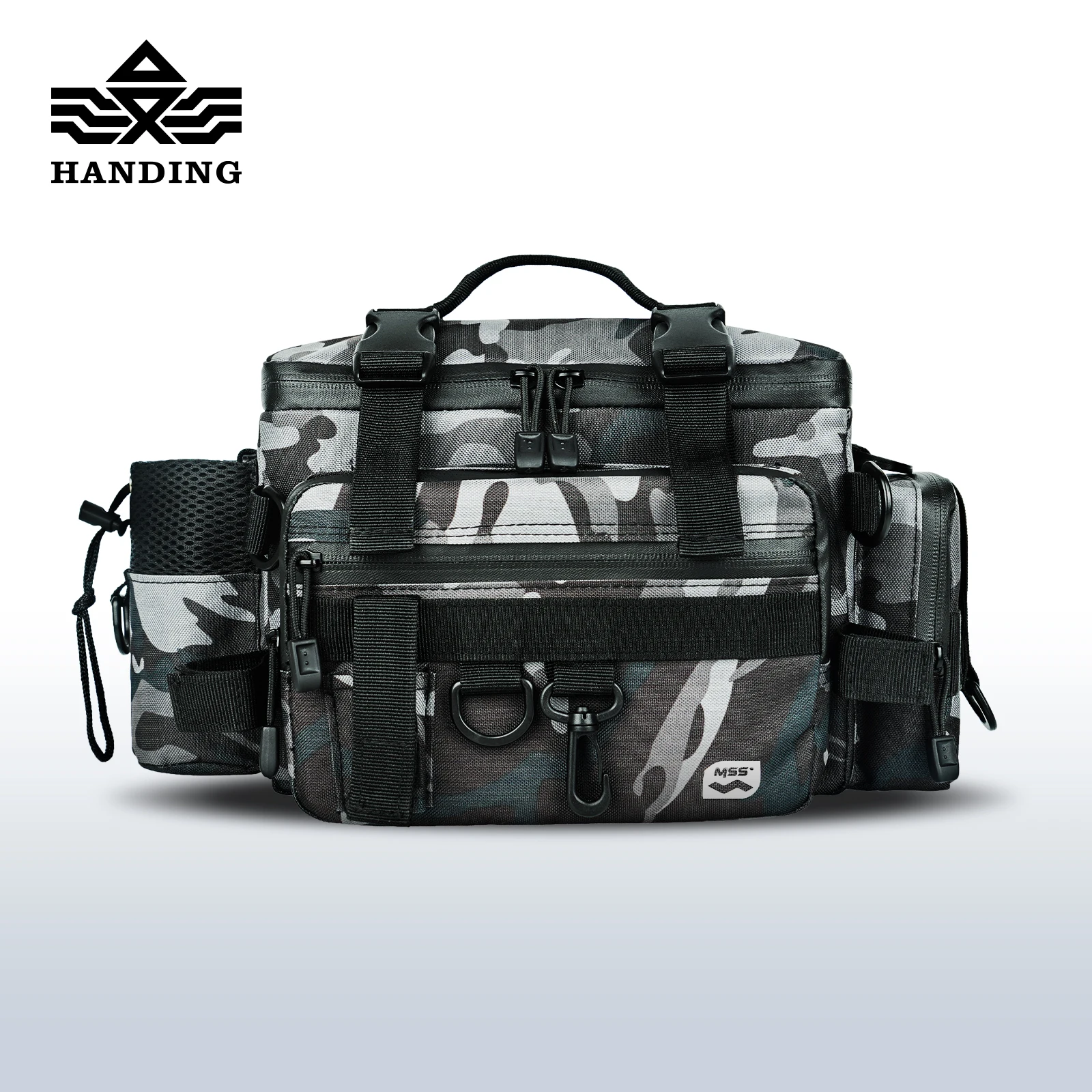 Fishing Bag HANDING Multifunction Waterproof Outdoors Bags Large Capacity Fishing Tackle for Hiking Hunting Camping