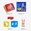 Children Educational Learning Toys Rabbit Magic Box Board Game 60 Challenges Logic Puzzle Game School Recommendation Toy for kid 5