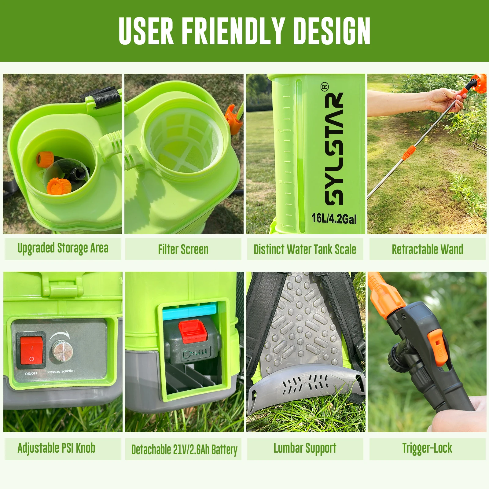 24428-218D4A.jpg hydroseeding agriculture sprayer 4 gallon battery powered backpack sprayer for lush green grass plantation