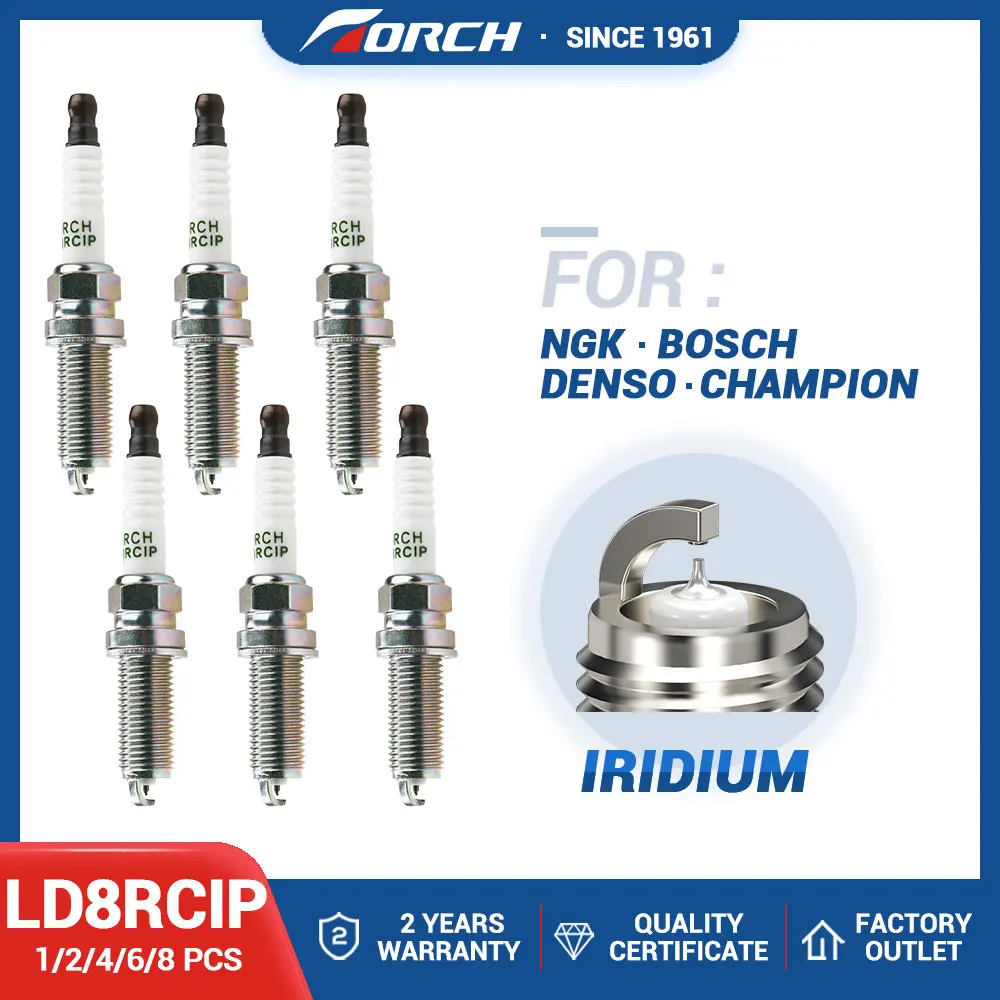 1-8PCS Iridium Platinum Candles TORCH LD8RCIP OE224