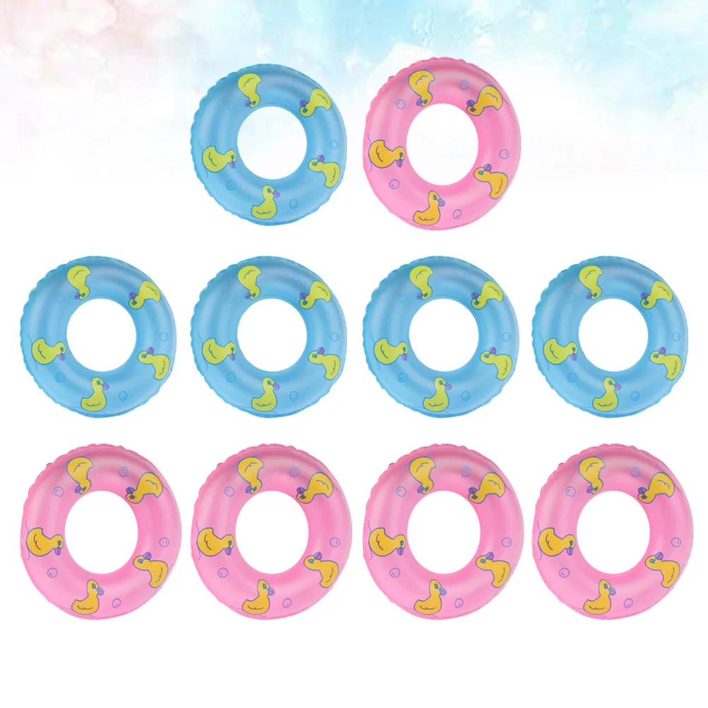 

10pcs swimming ring Pool Floats Life Ring Swim Tube Summer Beach Swimming Pool Floats Party Supplies Water Floating swimming