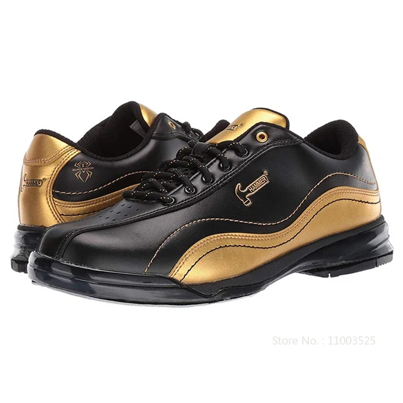 Men Women Changable Sole Bowling Shoes Right Left Hand Skidproof Sneakers Soft Leather Trainning Shoes Unisex Bowling Footwear