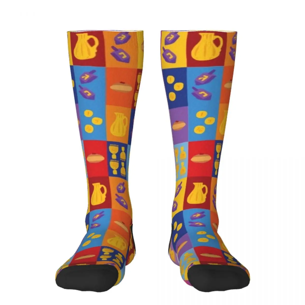 

Chanukah Smorgasbord-теплые мужские зимние теплые забавные роскошные женские носки