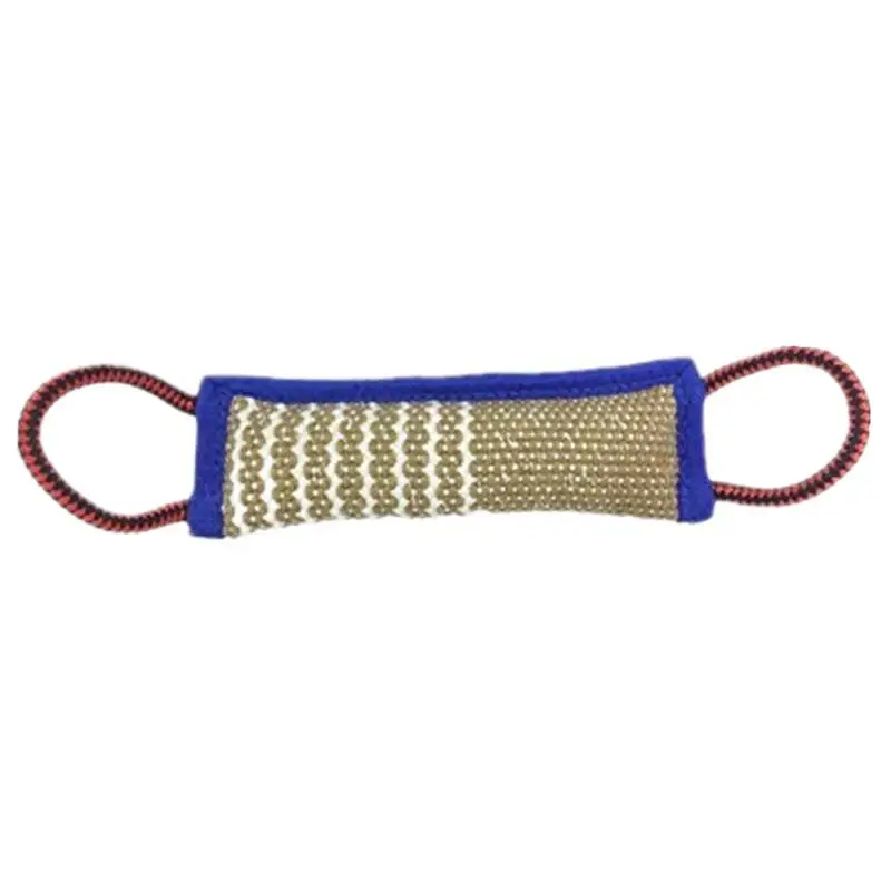 

Dog Bite Pillow Durable Dog Training Bite Pillow Jute Bite Toy, Tough Jute Tug Toy For Puppy To Large Dogs Ideal For Tug Of War