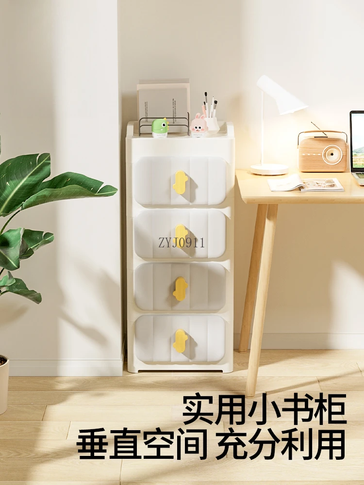 Bedside table Simple wardrobe Drawer narrow side shelf Bedroom storage locker