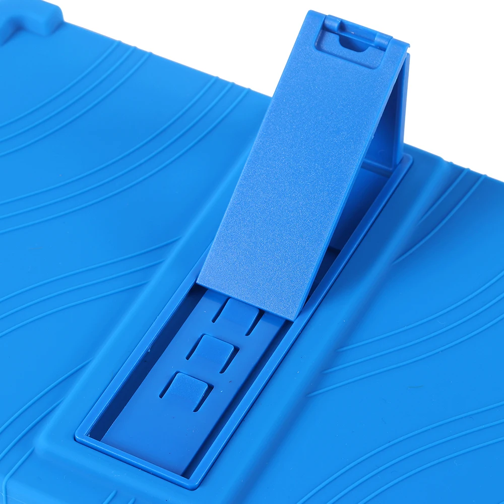 Soft Silicone Shockproof Protective Tablet Case with Adjustable Stand - Kids Safe Cover