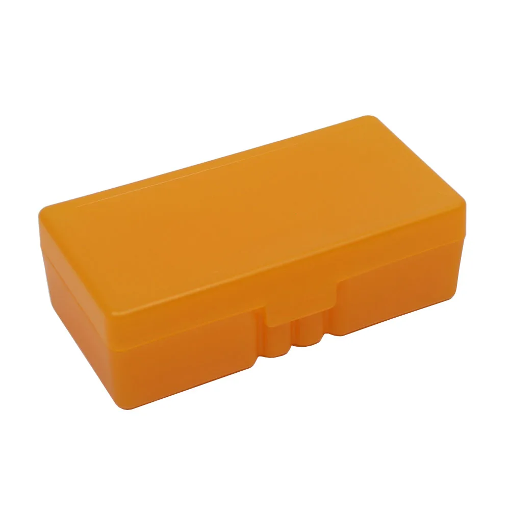 50/100 Runden Taktische Kugel Box 9mm/.223/.38Super Pistole Gewehr Munition Tragen Lagerung Box Flip-Top Kugeln fall Jagd Zubehör – Detail 12