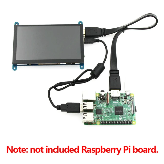 Double HDMI cable for Raspberry Pi 3B+/3B/2B board