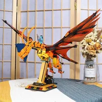 Avatar Flying Dragon Rider model movable figures compatible with LEGO Dragon Jigsaw Building Block Toys Desktop Decoration 2