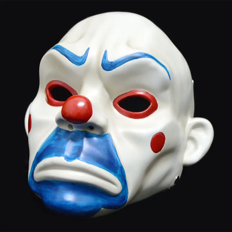 Halloween Mask Joker Bank Robber Resin Mask Clown Dark Knight Cosplay Halloween Costume halloween mask,horror mask