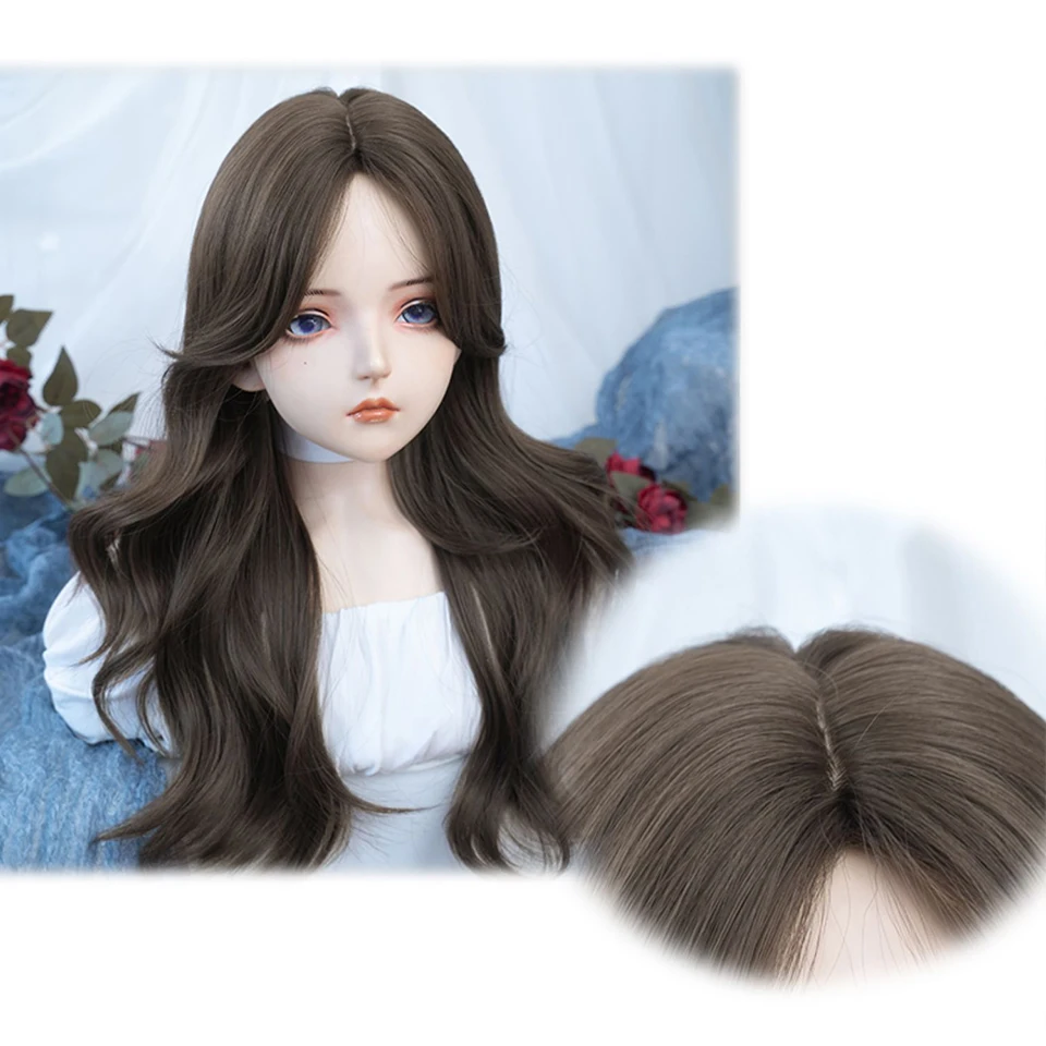 Synthetic Black Long Body Wavy Wig for Women Daily Use