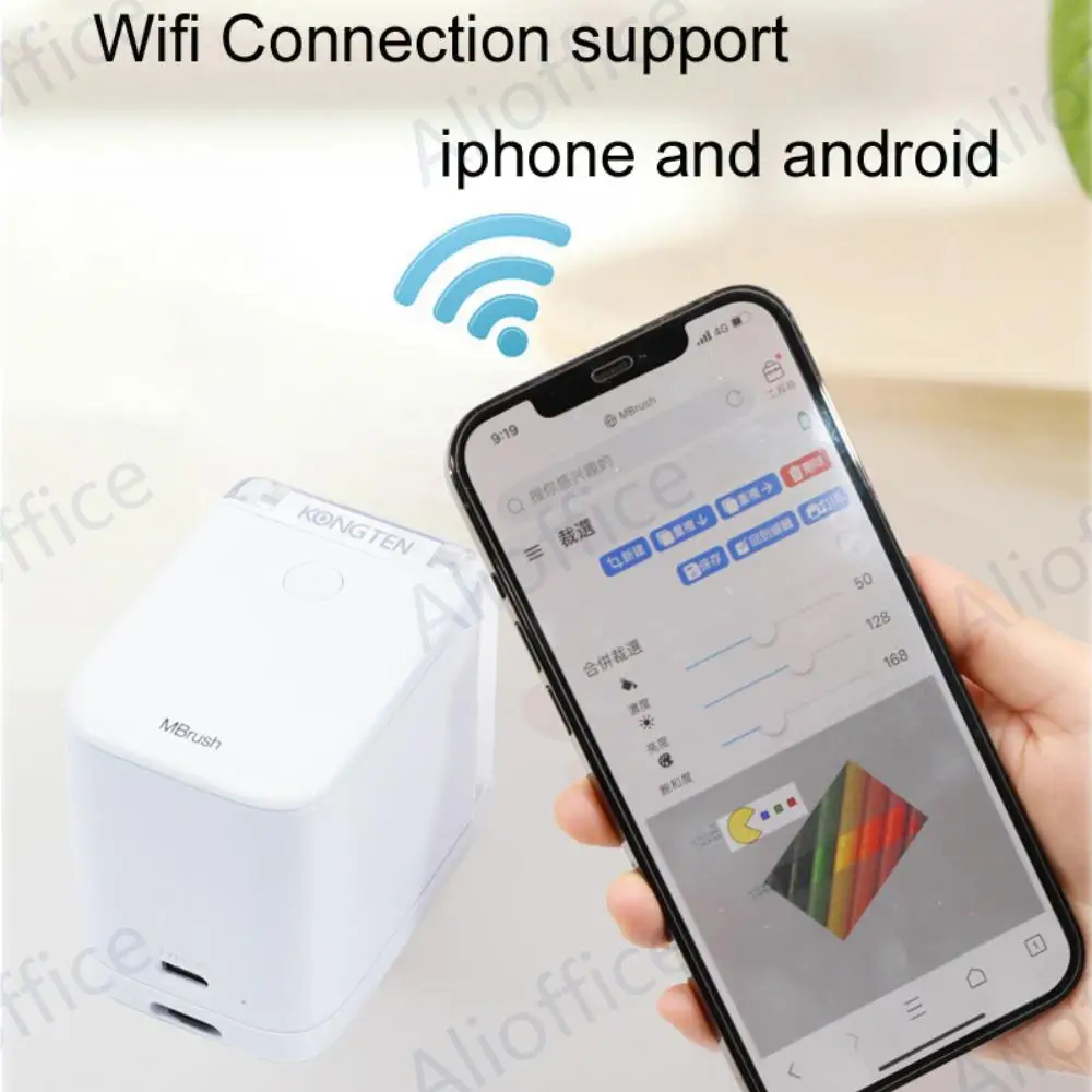 Mbrush Mini Handheld Food Printer, Tinta Comestível,