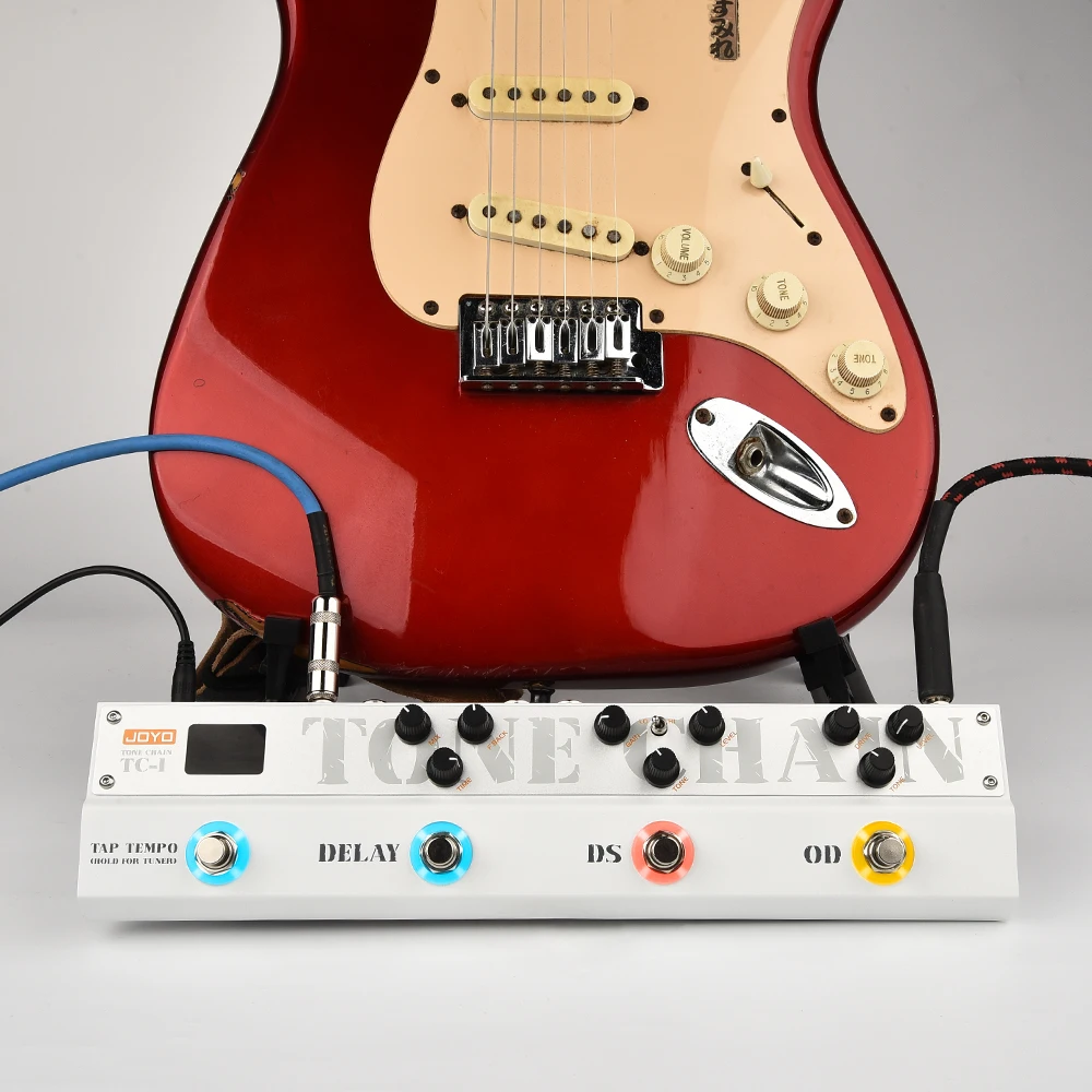 

Процессор JOYO TONE CHAIN, педаль для гитарного эффекта, искажение Overdrive FX LOOP