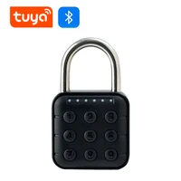 Tuya Bluetooth Smart Pad lock Biometric Digital Padlock Waterproof Code Fingerprint Electric Door Lock candados for Luggage Bag - Image 6