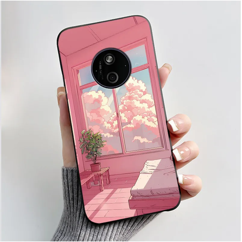 Aesthetic Luxury Soft Silicone Black Matte Phone Case Cover - Cute and Cool Design
