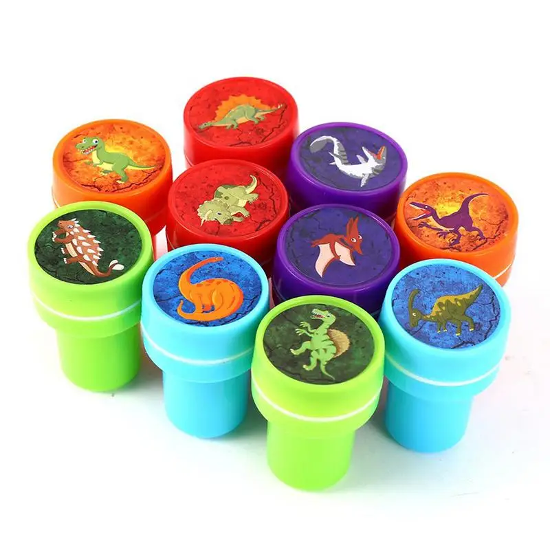 Kids Assorted Stamps set Self-Ink Stamps Children Party Favor Treasure Box Prize Classroom Easter Egg Stuffers Toys gift