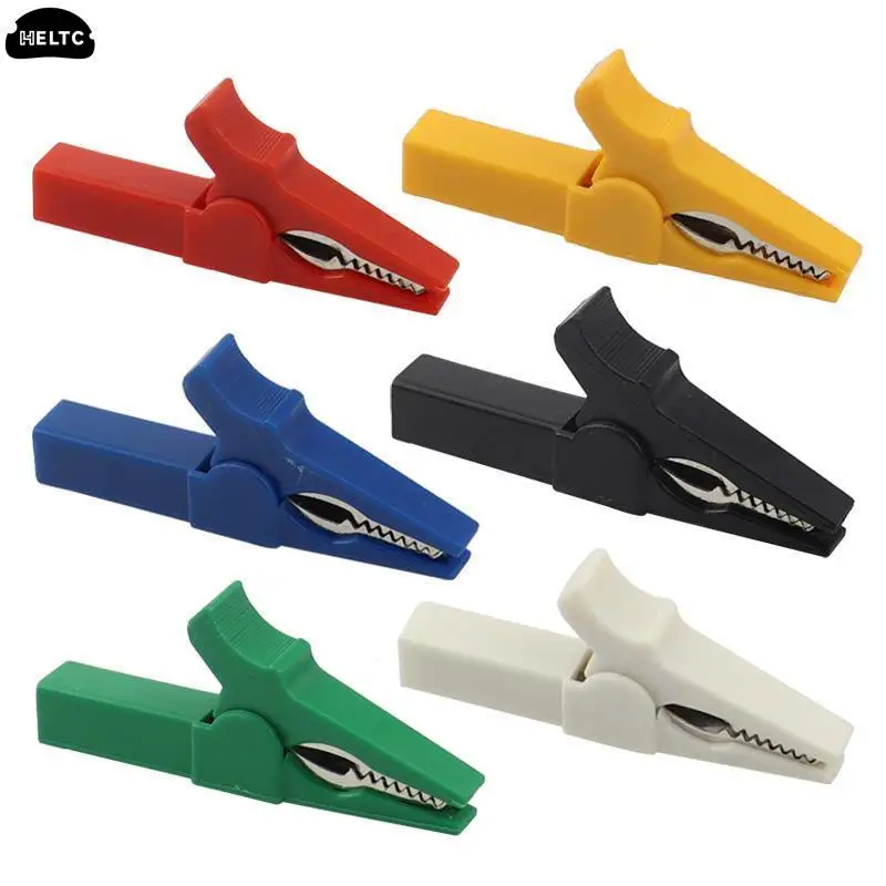55MM Alligator Clips 1/2/5Pcs Electrical DIY Test Leads Alligator Crocodile Clips Roach Clip Clamps Test Jumper Wire