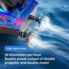 RC Speedboat Boat 30 KM/H High Horsepower Electric Speed Racing Speedboat 42cm Speedship Outdoor Boats Toys For Boys 2