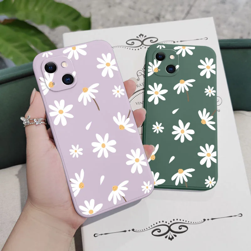 Elegant Plain Daisies Phone Case Cover