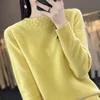 2024 Autumn/Winter Cashmere Sweater Women's Knitted Sweater Long sleeved Pullover Clothing Cashmere Pullover 5