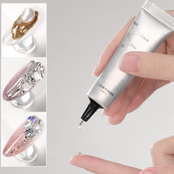 15g 3D Gel per unghie Gel per scolpire per Nail Art fai da te brama-Gel Manicure Gel per pittura No Wipe Nail strass colla per unghie