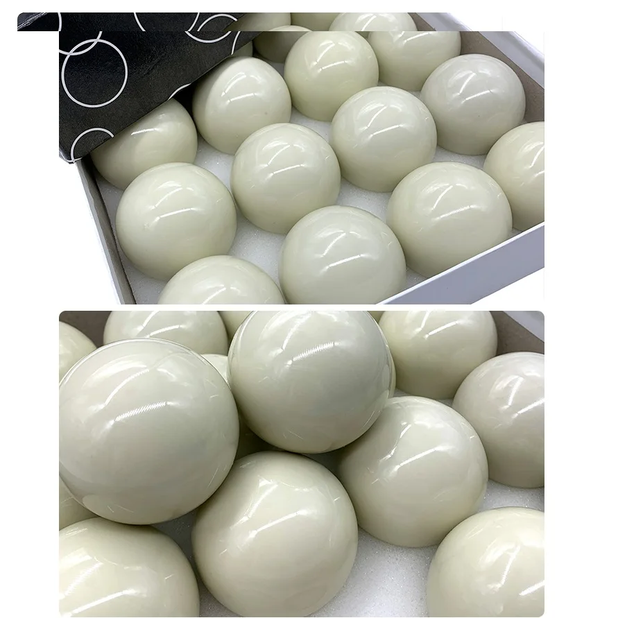 2-1/16inch or 50.8mm Snooker Table Trianing White Color Billiard Cue Ball 52.5mm 1pc