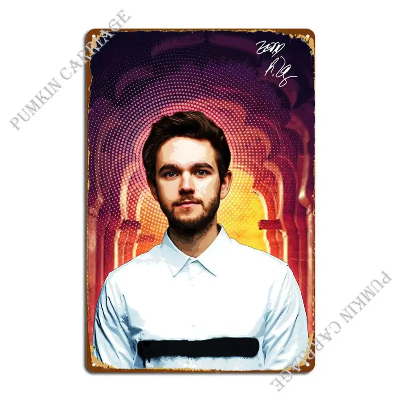 

Металлический плакат Zedd, настенный плакат, жестяной плакат для гостиной, кинотеатра