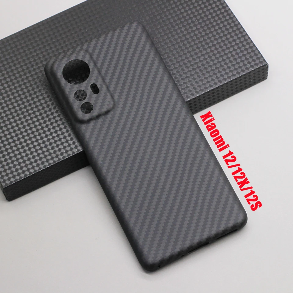 Amstar Carbon Fiber Protective Case for Xiaomi 12 12S Pro 12X Premium Ultra-thin Aramid Fiber Cover for Xiaomi 12S Ultra Cases iphone 12 pro flip case