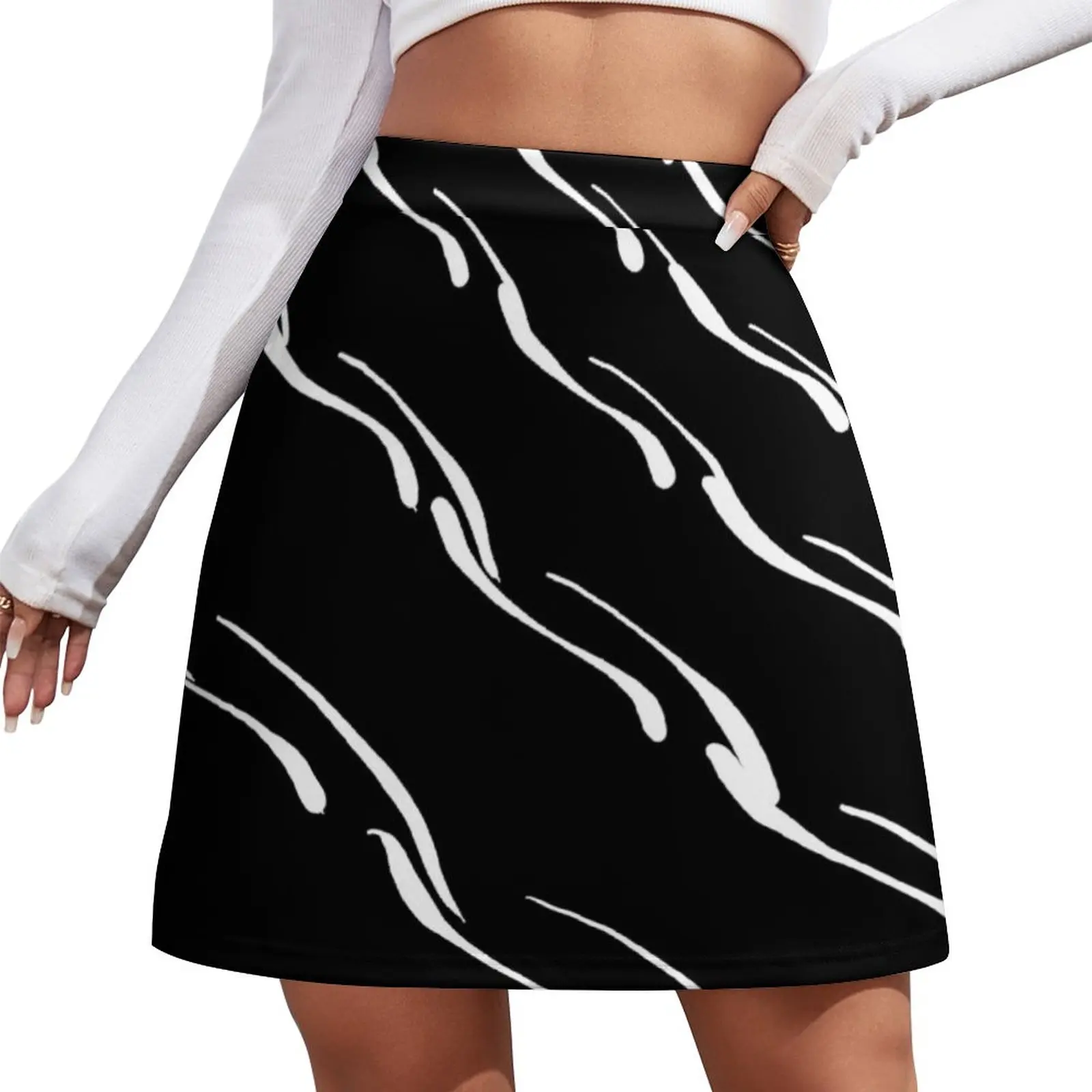 

Light Wave Pattern Mini Skirt korean style skirt cute skirt Woman