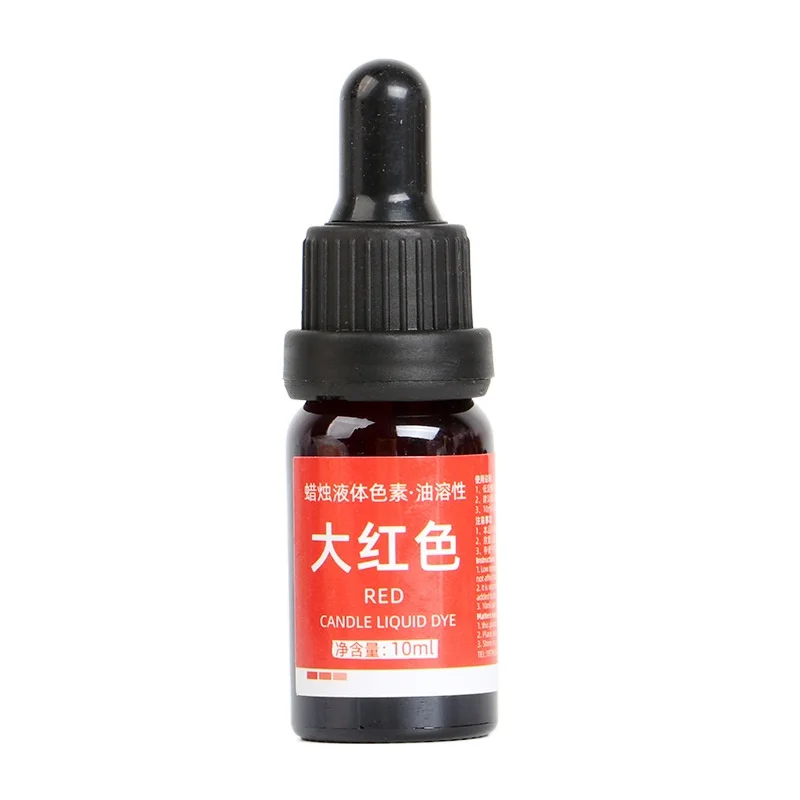 Handmade Candle Liquid Pigment Essence Dye 10ml Aromatherapy Candle DIY Material