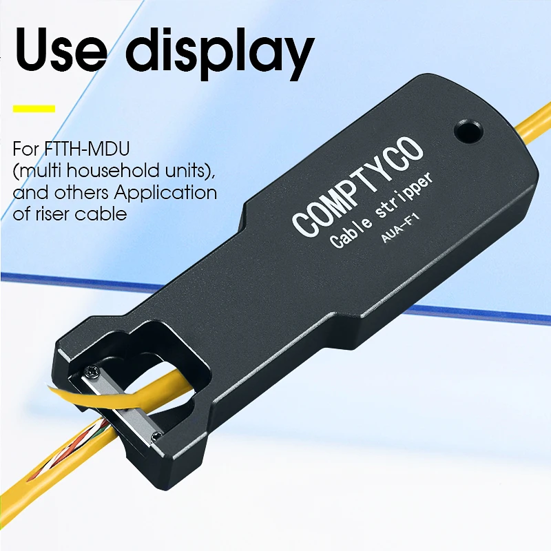 AUA-F1 Optical Fiber Tool Longitudinal Stripper Cable Jacket Slitter 8.5mm 10.4m