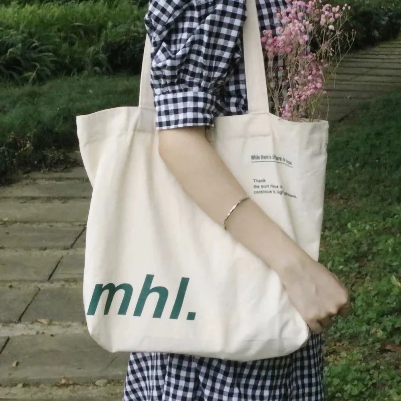 

Japanese style lazy style handbag ins literary simple large capacity Korean style one shoulder canvas bag female chic student