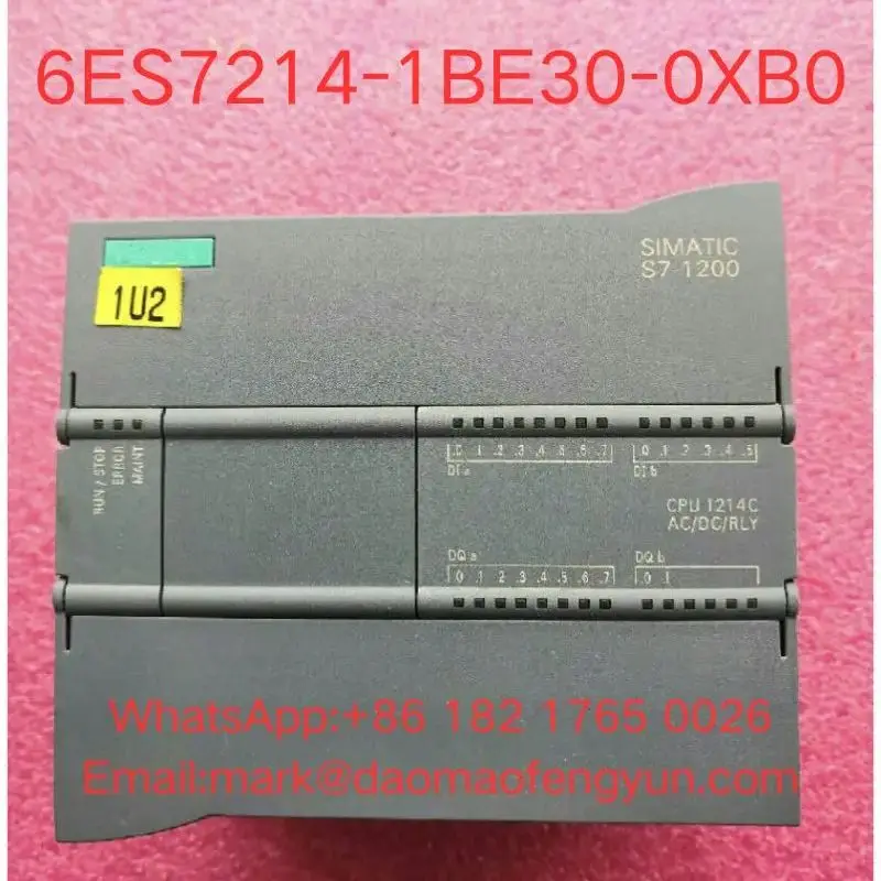 

6ES7214-1BE30-0XB0 Used Tested OK In Good Condition SIMATIC S7-1200, CPU 1214C, compact CPU, AC/DC/relay