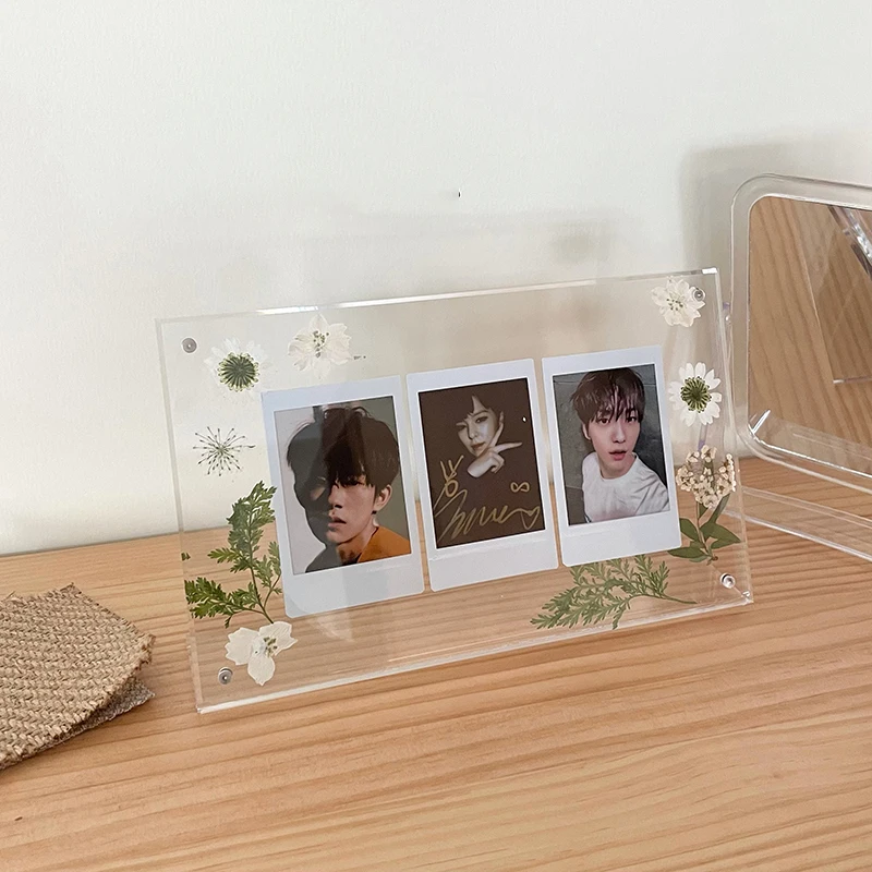 Photocard Display Stand Acrylic Picture Frames Wall Photo Frame