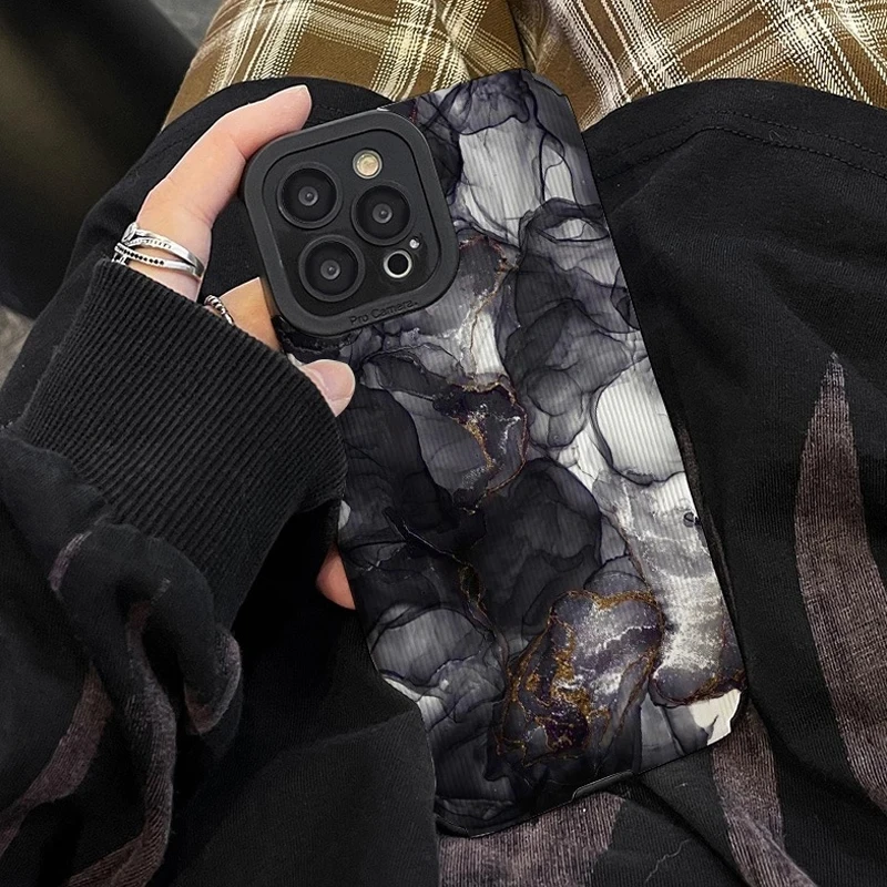 Custodia Per Telefono Anticaduta Con Graffi Neri Super Cool Per IPhone 16 15 14 13 12 11 Pro Max X XS Max XR 7 8 16 Plus SE2 Cover Rigida Opaca - Foto 9