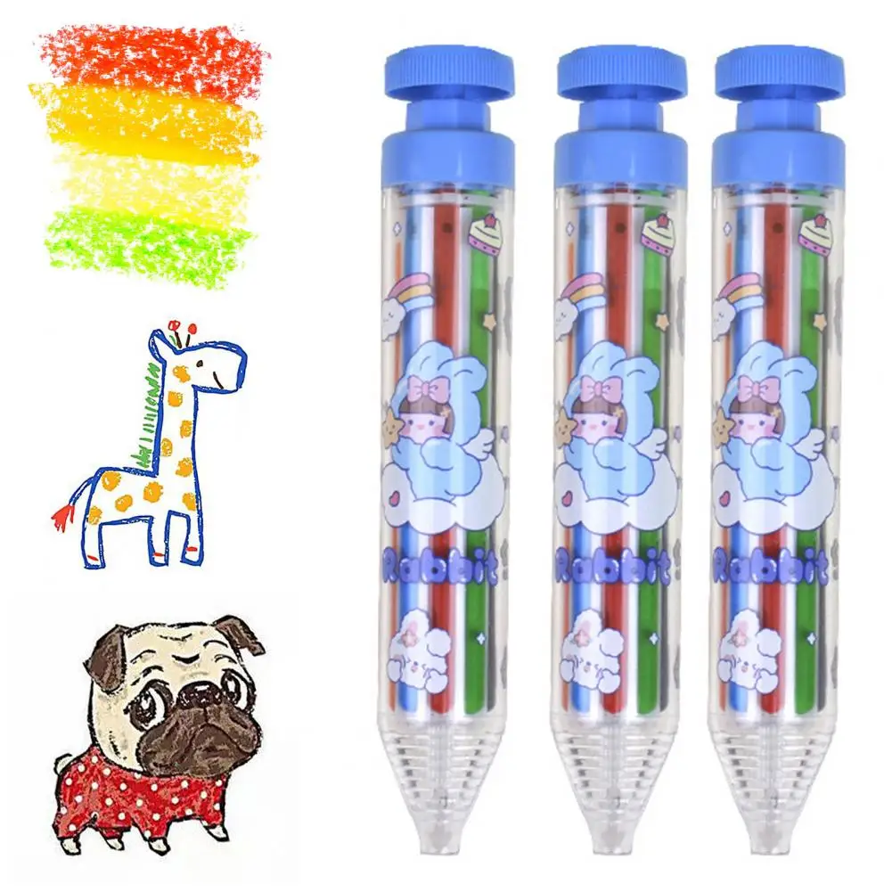 Drawing Pen Rotate Crayons Hand Coloring for Kids Fun Art Graffiti Set fournitures scolaires