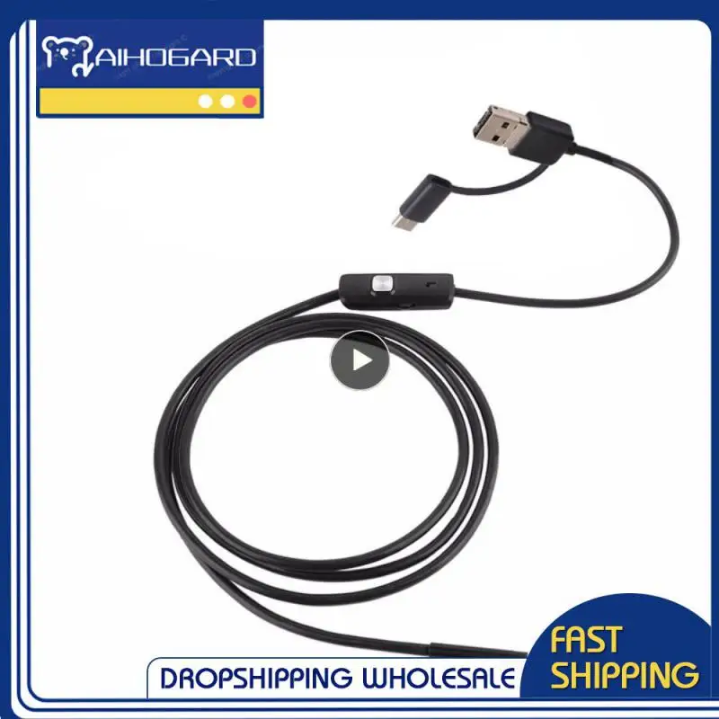 

1 шт., USB-камера-эндоскоп с 6 светодиодами