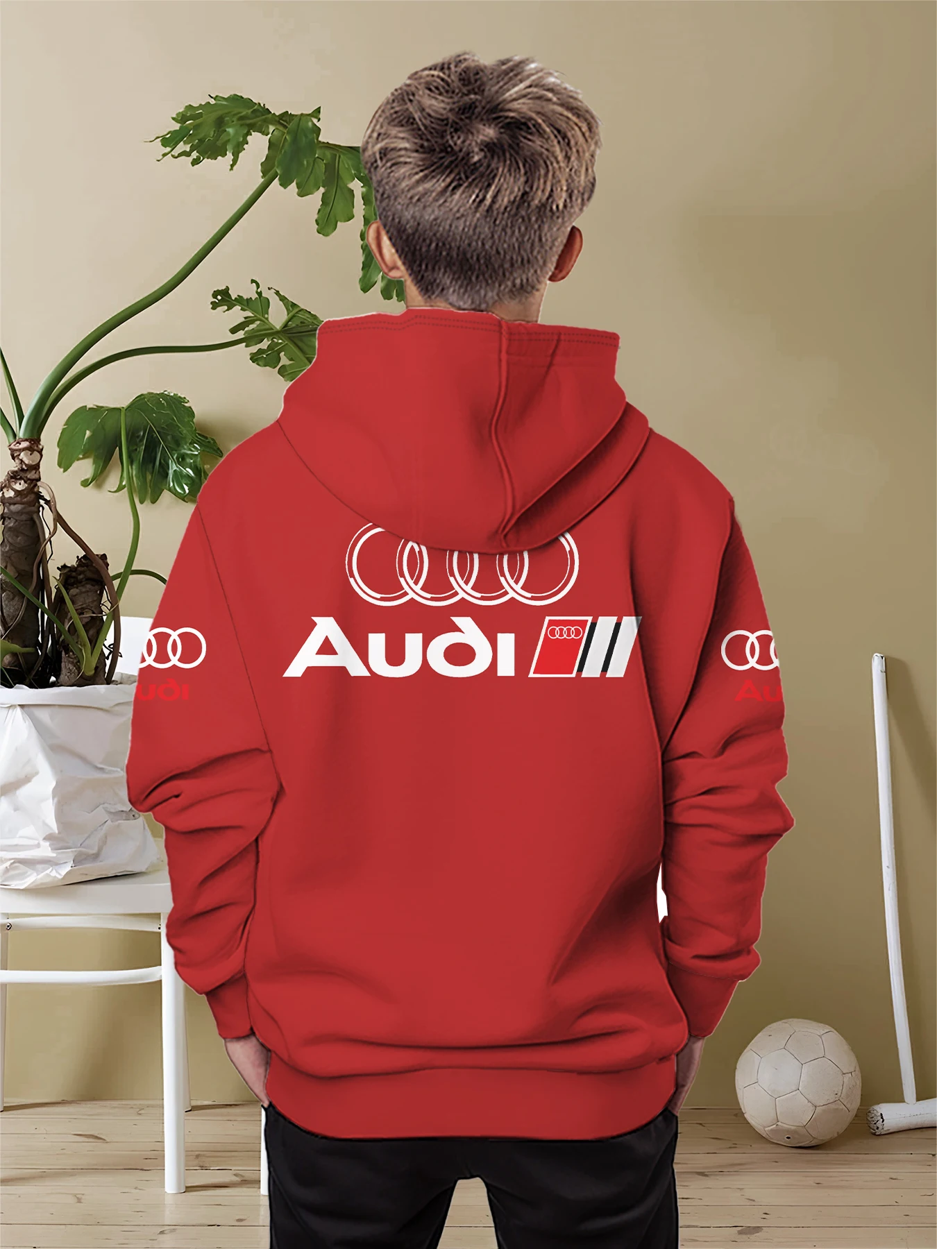 Sports Car A-audis RS 3D Print All Seasons Children Casual Sweatshirt Cool Pullover Tops Unisex Clothes Boy Girl Hoodies 5