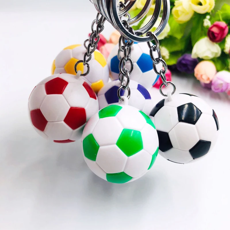 Simulation Mini Football Key Ring Pendant Official Ball Souvenir Activity Gift Creative Gift Hanging Ornaments for fans