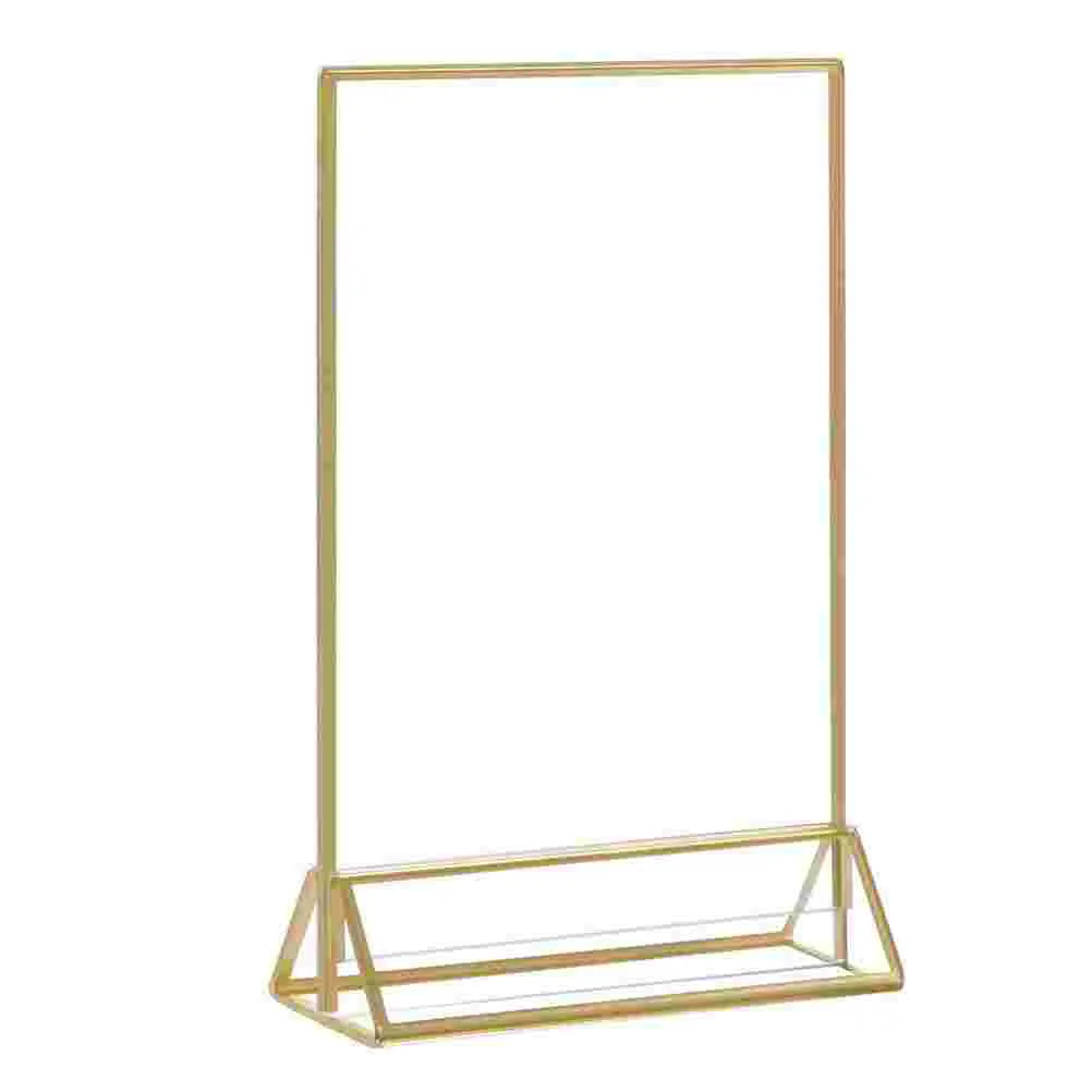 

Multipurpose Display Stand Desktop Paper Display Shelves Detachable Sign Board