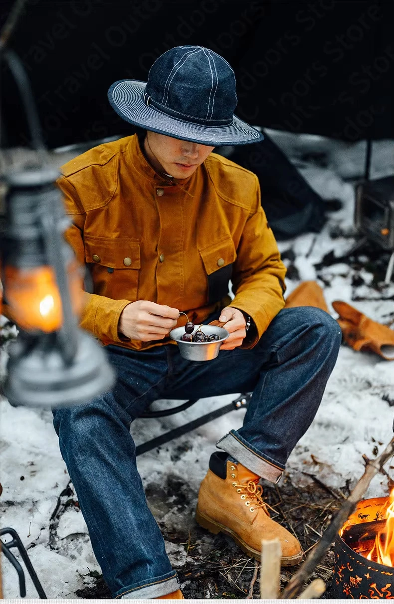 Description Picture 6 of itemNaturehike 300ML Stainless Steel Bowl Camping Outdoor Travel Leather Handle Tableware Ultralight Picnic Retro Bowl Cookware 116g