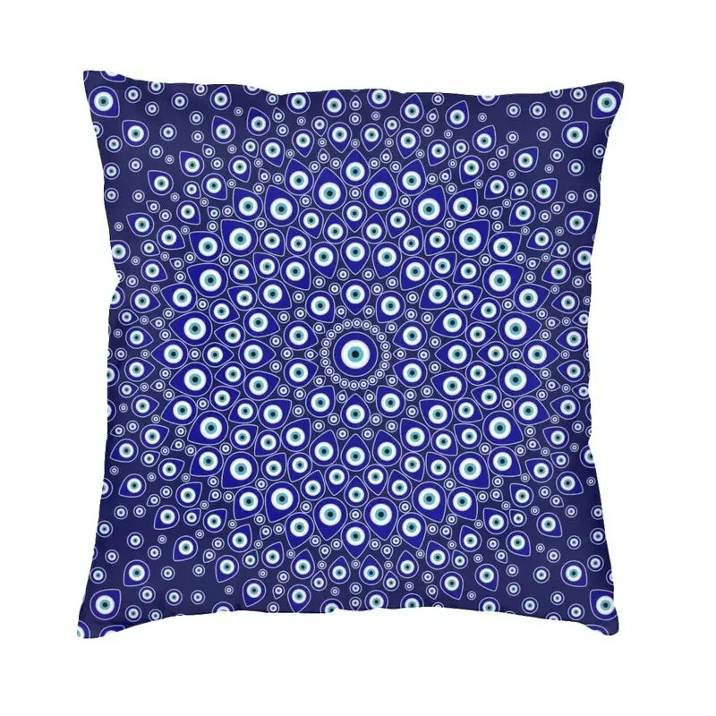 

Turkish evil eye throw pillow case 45*45cm sofa recall pillow headrest pillow cover cover pad linen office pillowcase