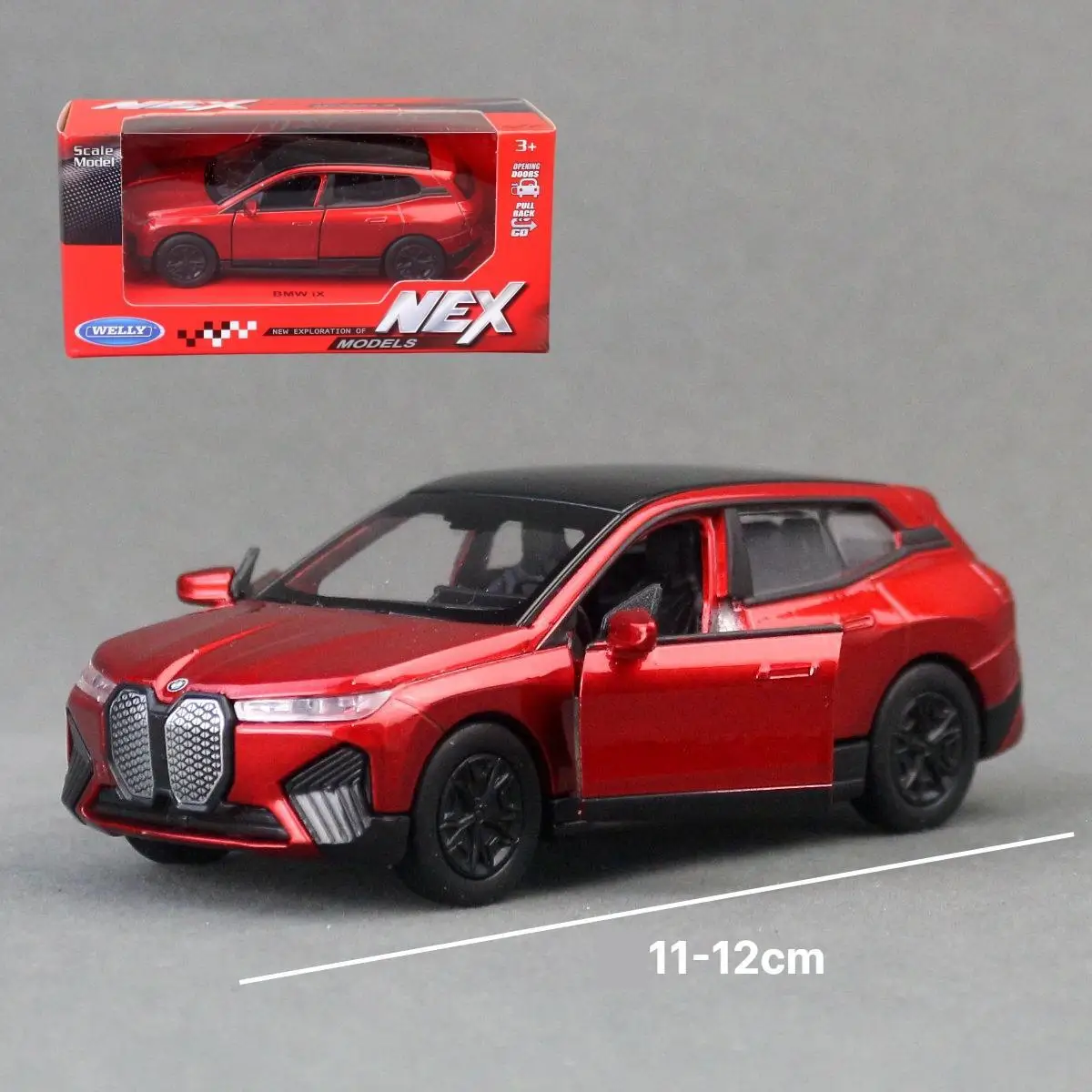 1/36 BMW IX SUV 스포츠 장난감 자동차 모델 어린이용 웰리 다이캐스트..