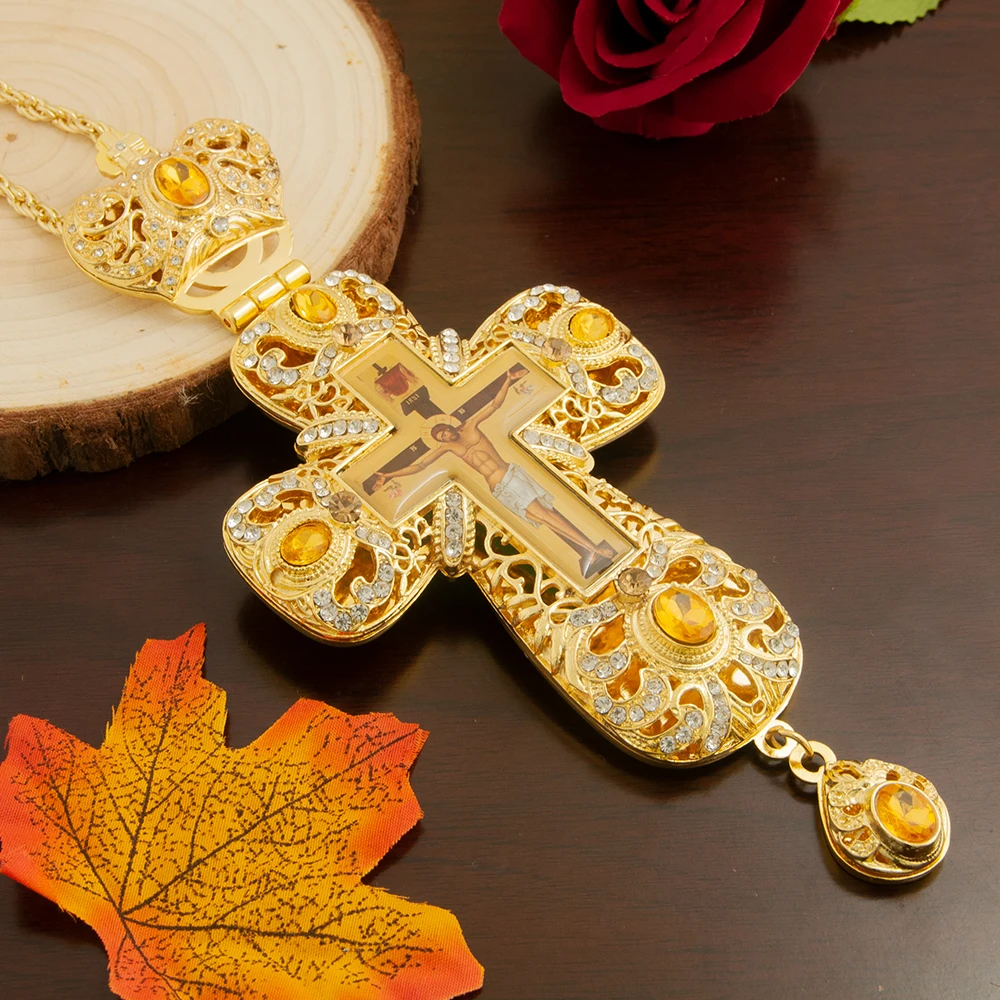 Htisok-Croix Orthodoxe Ajourée en Alliage, Pendentif de Prière ...