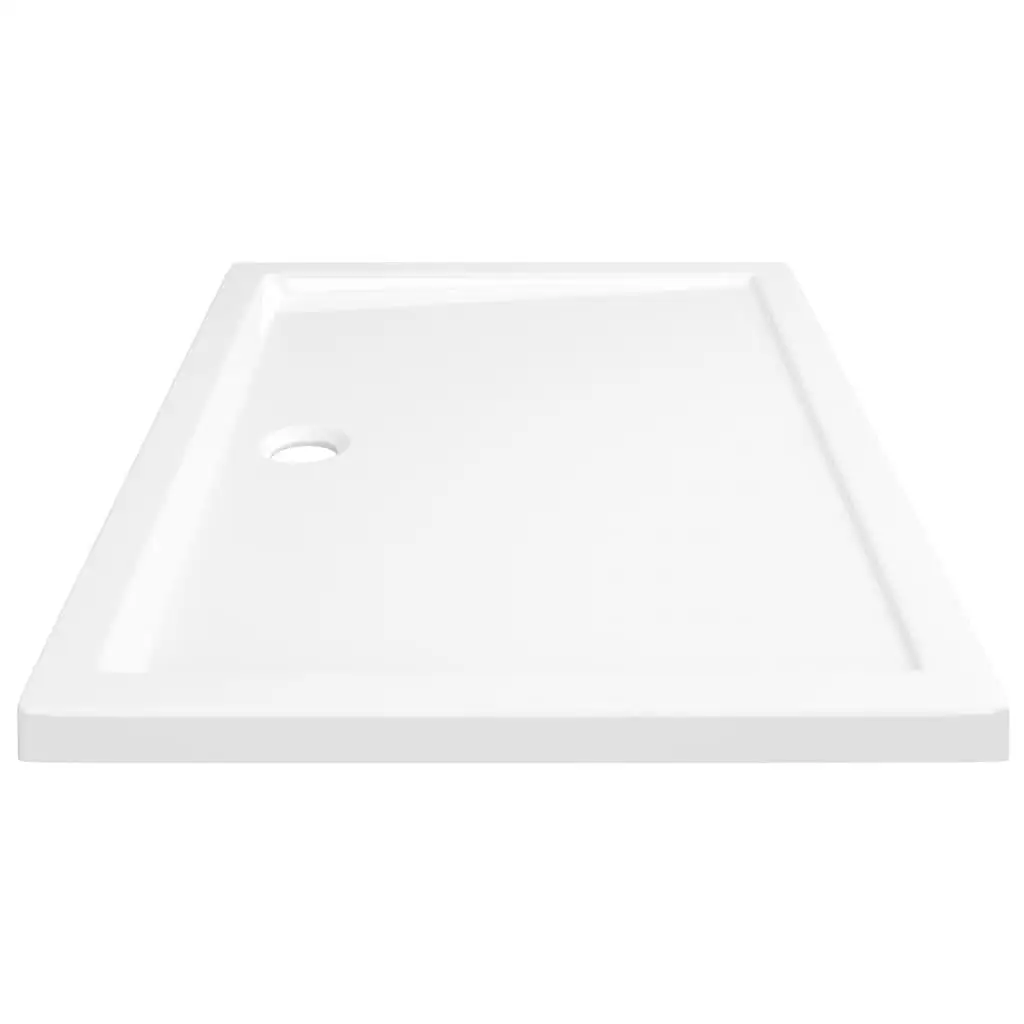 27.6x39.4 Rectangular White ABS Shower Base Tray for Modern Bathrooms