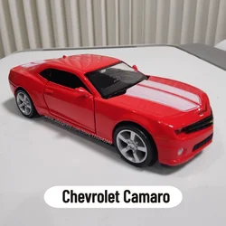 Chevrolet Camaro Metal Diecast Replica - Miniature Art Vehicle Decoration Toy (Red With Box)