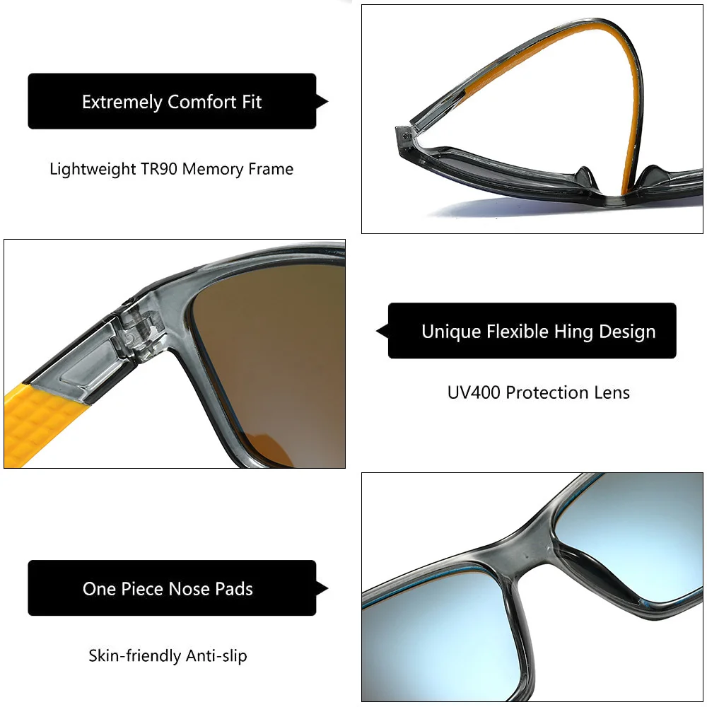 Polarized Sunglasses Driving Camping Cycling Sunscreen Sports UV 400 Outdoor Fishing Glasses