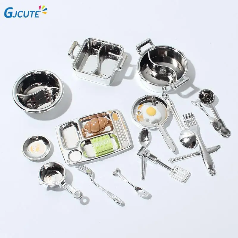 

Масштаб 1/12, 1/6, имитация кукольного домика, суповой горшок, кукольный домик, мини горячий горшок, набор посуды, кукольный домик, кухонные принадлежности, аксессуары